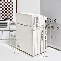 Acrylic Book Stand with Clip for Desk and Dorm