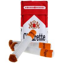 Šunų cigarečių žaislai Kūrybingas interaktyvus pliušinis kramtomasis žaislas su cypimu Juokingi šuniukų žaislai mažiems ir vidutinio dydžio veislėms