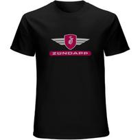 WANG LI DA Zundapp Men Short Sleeve Cotton Casual T-Shirt Tee Shirt Black S įvairiaspalvis