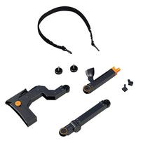 For Meta Quest3/3S Grip Holster FPS Shooting Game Stock Holder VR Gaming Pistol Cool Personalised Grip Holster Game Accessories juoda