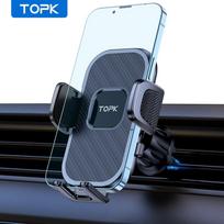 TOPK automobilinis telefono laikiklis, gravitacinis stovas, skirtas Samsung, automobilinis mobiliojo telefono laikiklis prietaisų skydeliui, priekiniam stiklui, oro ventiliacijos angai