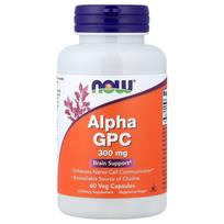 Now Foods Alpha-GPC 300mg Veg Capsules, 60 Count