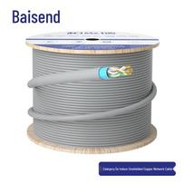 Baisende Cat5e Single Shielded Indoor Network Cable 300m pilka spalva