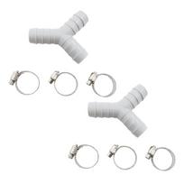 Y Connector Washing Machine Drain Pipe Extension High Flows Capacity High Performances Drain Hose for Water Discharge pilka