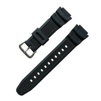 Tinka Casio W735H W800 SGW300H dirželiui Reguliuojamas silikoninis atsparus dėvėjimuisi Laikrodžio dirželis Apyrankės Vandeniui atsparios apyrankės sidabras