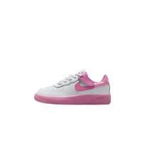 Nike Air Force 1 Low top Skateboard Shoes White/Magic Flamingo Kids' IB4412-100 25