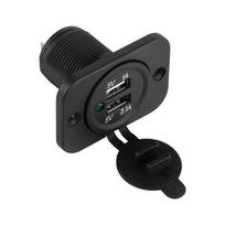 Peiying Usb Car Charger For Mounting 1000Ma 2100Ma 5V