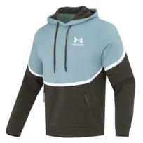 Under Armour Rival Sweatshirts Men's Blue Hooded Moderate Regular 1357090-424 XXXL