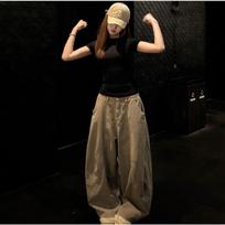 Yoga clothes short-sleeved women's summer black quick-drying slim-fit running sports t-shirt Pilates training clothes fitness top S