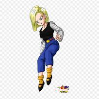 Pleistrai Drabužiams Krepšiui Užlyginami Terminiai Lipdukai PNG Android 18 Android 18 Majin Buu Raštas Plaunamas Terminis Pernešimas