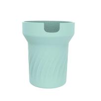 Silicone Boot for Stanley Cup Accessories 40 Oz Sleeve Tumbler Handle Bottom Cover tamsiai žalia spalva