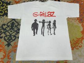 Gorillaz Street Kids Gangsta Electro-Rock Band Oversized Loose Fit Short Sleeve T-Shirt 100% Cotton Loose Tops Breathable Tee S