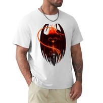 Balrog T-shirt grafiniai marškinėliai juokingi marškinėliai medvilniniai paprasti marškinėliai vyrams S