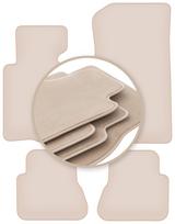 PREMIUM beige floor mats for: BMW 3 E46 convertible 2000-2007