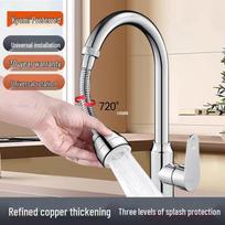 Kitchen Faucet Extender with Rotating Pressurized Nozzle