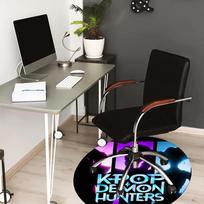 1pc K Pop Demon Hunters Round carpet, Made of Polyester,Perfect for Decorating Office Chairs, Living Rooms,Vibrant Decorative Rug 80cm