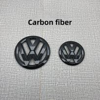 VW VOLKSWAGEN Nauji 2 vnt. Automobilio priekinių grotelių/galinio emblemos dangtelių lipdukai su logotipu Volkswagen VW POLO Scirocco GOLF 5 6 7 8 MK5 GOLF 6(MK6) 10-13