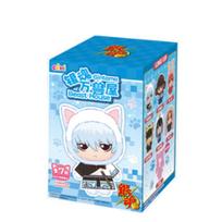 Naujas originalus Eaki Gintama Žvėrių namas pliušinis aklas dėžutės anime figūrėlė Sakata Gintoki Shimura Shinpachi Kagura miela lėlė žaislai dovanų