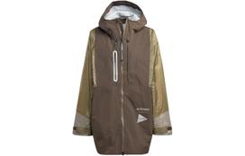 Adidas TERREX X And Wander Waterproof And Windproof Windbreaker Jacket Women's Dark Olive Green HR7145 XL