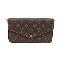 [Pre-Owned] Felicie Pochette Classic Monogram Coated Canvas And Leather Three-In-One Chain Bag - Very Good #4LNSJR ONE SIZE