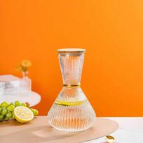 Love's Journey Glass Cold Water Pitcher Set
