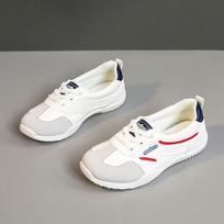 K new breathable little white shoes season casual wear-resistant thin-soled college board shoes tide 35 pilkšvai balta
