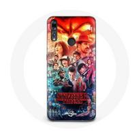Coque pour Huawei P30 Lite Stranger Things Teaser Saison 4 Affiche Personnages Art