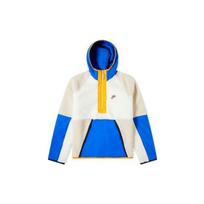 Nike Retro Logotipas Fleece Spalvų Blokas Laisvalaikio Džemperis su Gobtuvu Striukė Vyriški Viršutiniai Drabužiai Mėlyna Balta BV3766-133 XS white