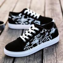 Men's Breathable Cushioning Sneakers Lightweight Slip Resistant Sports Shoes Lights Outdoor Walking Trainer Sneakers Leather Board Shoes 39 juoda