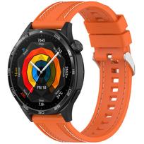 Silicone Strap for Huawei Watch GT4 GT5 46mm Correa GT3/2 Band 22mm Watch Straps for Redmi Watch5 Active/5 Lite Bands Bracelet 22mm Universal oranžinė
