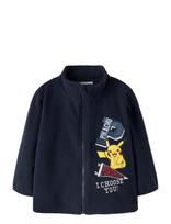 Name It - Nmmjoakim Pokemon Fleece W Zip Sky - Flisinė striukė - Tamsiai mėlyna