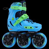 Longchan Children's Adjustable 3-Wheel Speed Roller Skates mėlyna