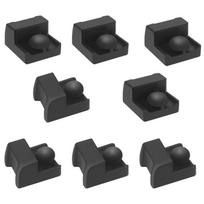 8 vnt. greito montavimo silikoniniai buferiniai antgaliai apsaugos oro keptuvės kojelės, skirtos FN090/FN091/FN100/FN101/FN101GY/FN103 oro keptuvėms S