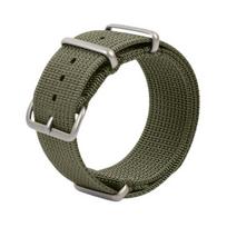 Nailono laikrodžio dirželis Pakeičiamas Kvėpuojantis 18/20/22MM Moterims Vyrams Pintas Laikrodžio Apyrankė su Metaliniu Sagtuku Laikrodžio Aksesuarai 22 mm gray