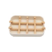 Bamboo wooden soap dish, bathroom soap rack, shower soap rack, sink deck, bathtub, shower tray