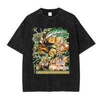 HUANHUSHENG JoJo's Bizarre Adventure Men's Cotton T-Shirt 2XL