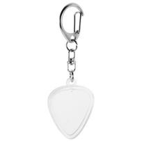 Heart Shaped Guitar Pick Collection Box Transparent Guitar Pick Keychain  Jewelry Gift clear