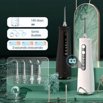 5032 Burnos irrigatorius Dantų dantų balinimo namų prietaisas Sonic Water Flosser 270ML Dantų Valiklis Dantų Vandens Purkštukas