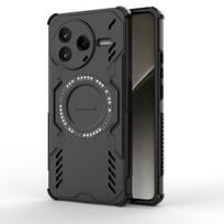 Dėklas dangtelis Poco F7 Pro Xiaomi Poco F7 Pro Capas PC Smūgiams atsparus Žiedinis Magnetinė Adsorbcija Belaidis Įkrovimas Fundas Poco F7 Pro Poco F7 Pro juoda