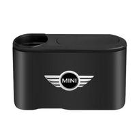 Nešiojama pakabinama mini automobilio šiukšliadėžė Šiukšliadėžė su dangčiu Automobilio dalys Mini Cooper R50 R52 R53 R55 R56 R60 R61 F54 F55 F56 F60 Clubman black