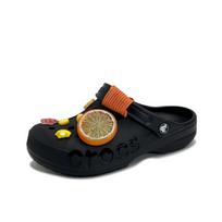 Crocs Baya EVA Orange C Beya Beach Fashion Casual Versatile Comfortable Hole Shoes Unisex Black 37-38 juoda