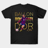 Men Black Print T-shirt Aitana Bonmati No-Cut Transfer Paper Print Cotton Tshirt L juoda
