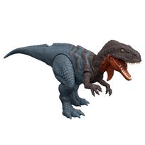 Mattel Jurassic World Action Figure, Roaring Abelisaurus, Kids' Dinosaur Toy, Length: Approx. 12.5 inches, Ages 4 and Up, Blue, JGB91