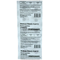 Mukaltinas FORTE, 50 mg, 10 tablečių