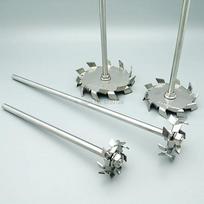 1 rinkinys Laboratorinis 304 nerūdijančio plieno dantytas diskinis maišytuvas, dispersinis diskas maišytuvas su maišymo strypu 30mm disk with rod gray