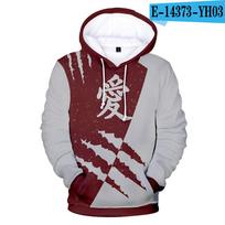 New Naruto Character Suit 3D Digital Color Printed Hoodie, Sports And Leisure Pullover Hooded Sweatshirt For Men Women S