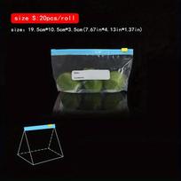 10/15/20pcs Fresh Seal Storage Bags,Vacuum Sealer Bag for Food Preservation, Fresh-Keeping,Reusable for Fruit, Grain, Vegetable, Meat, Kitchen Storage Small Size 20pcs