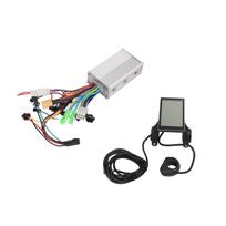 24 36 48V 350W Elektrinio dviračio bešepetėlio variklio valdiklio rinkinys su vertikaliu LCD ekrano matuokliu