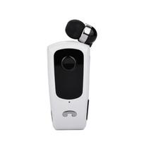 F920 Belaidės Sportinės Ausinės Bluetooth Suderinamos Gaunant Skambučius Vibracija Balso Pranešimas Numeris Prisegamos balta