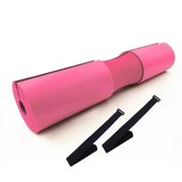 1Pc Squat Pad Barbell Support Foam Sponge Bar Pad For Squats Lunges Hip Thrust Neck Shoulder Protective Cushion rožinė